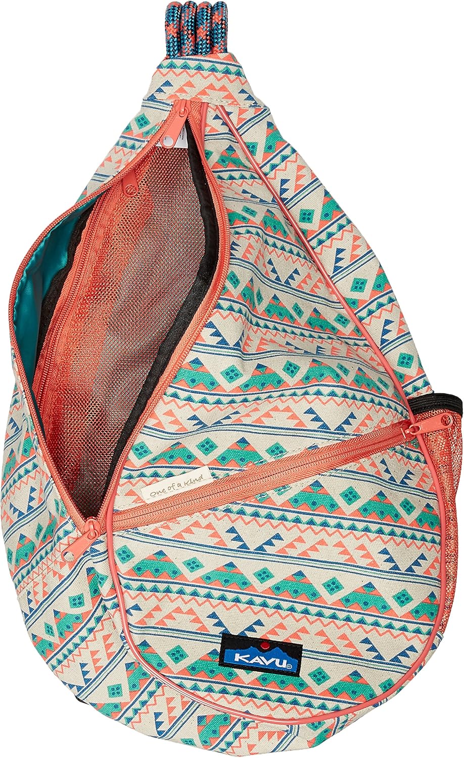 KAVU Paxton Pack Backpack Rope Sling Bag - Jet Black