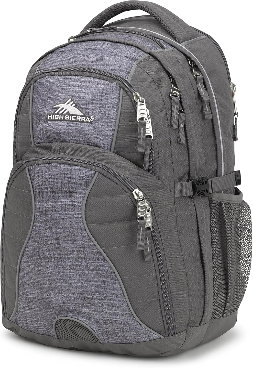 High Sierra Swerve Laptop Backpack, Crimson/Black, One Size