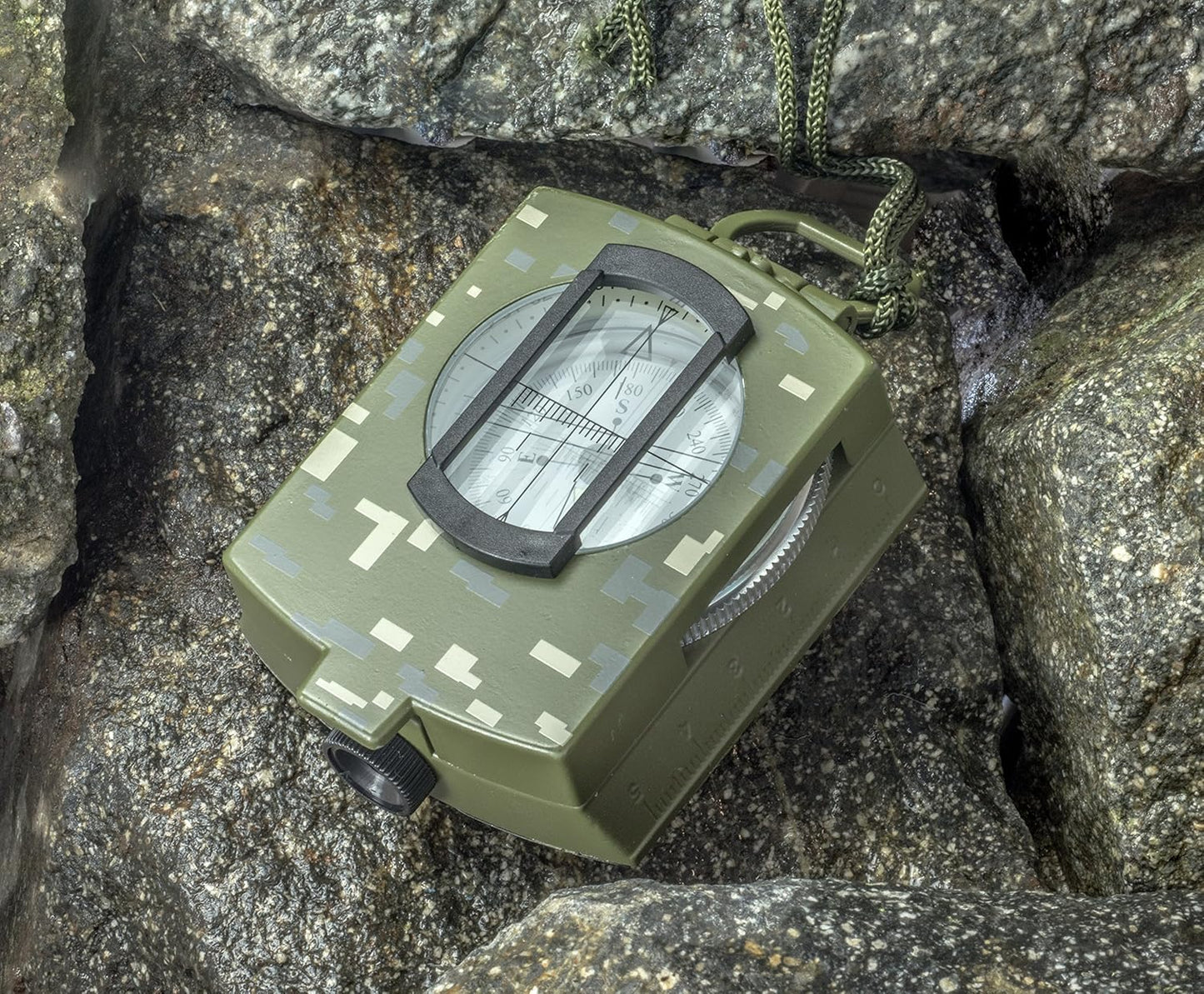 SE Military Lensatic and Prismatic Sighting Survival Emergency Compass with Pouch - CC4580