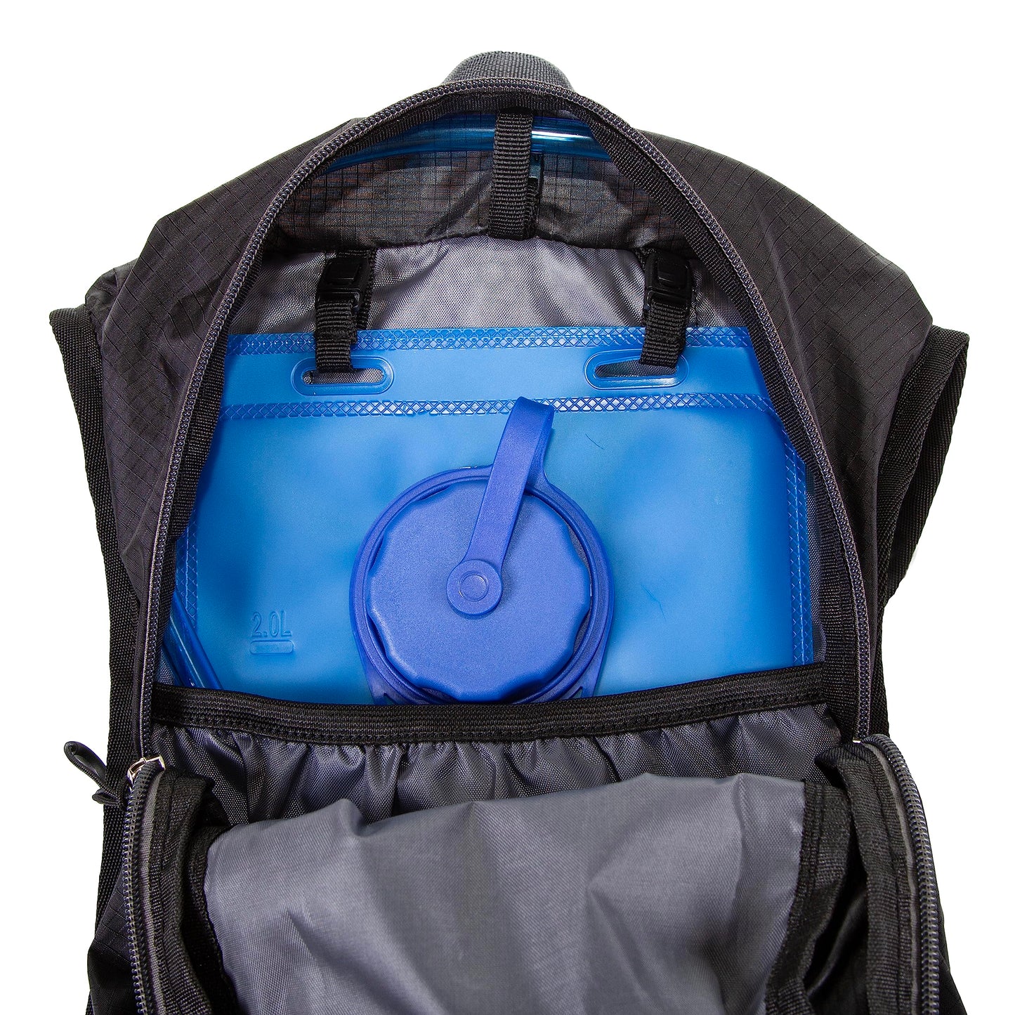 Stansport 12 Liter Day Pack with Hydration Bladder - Black