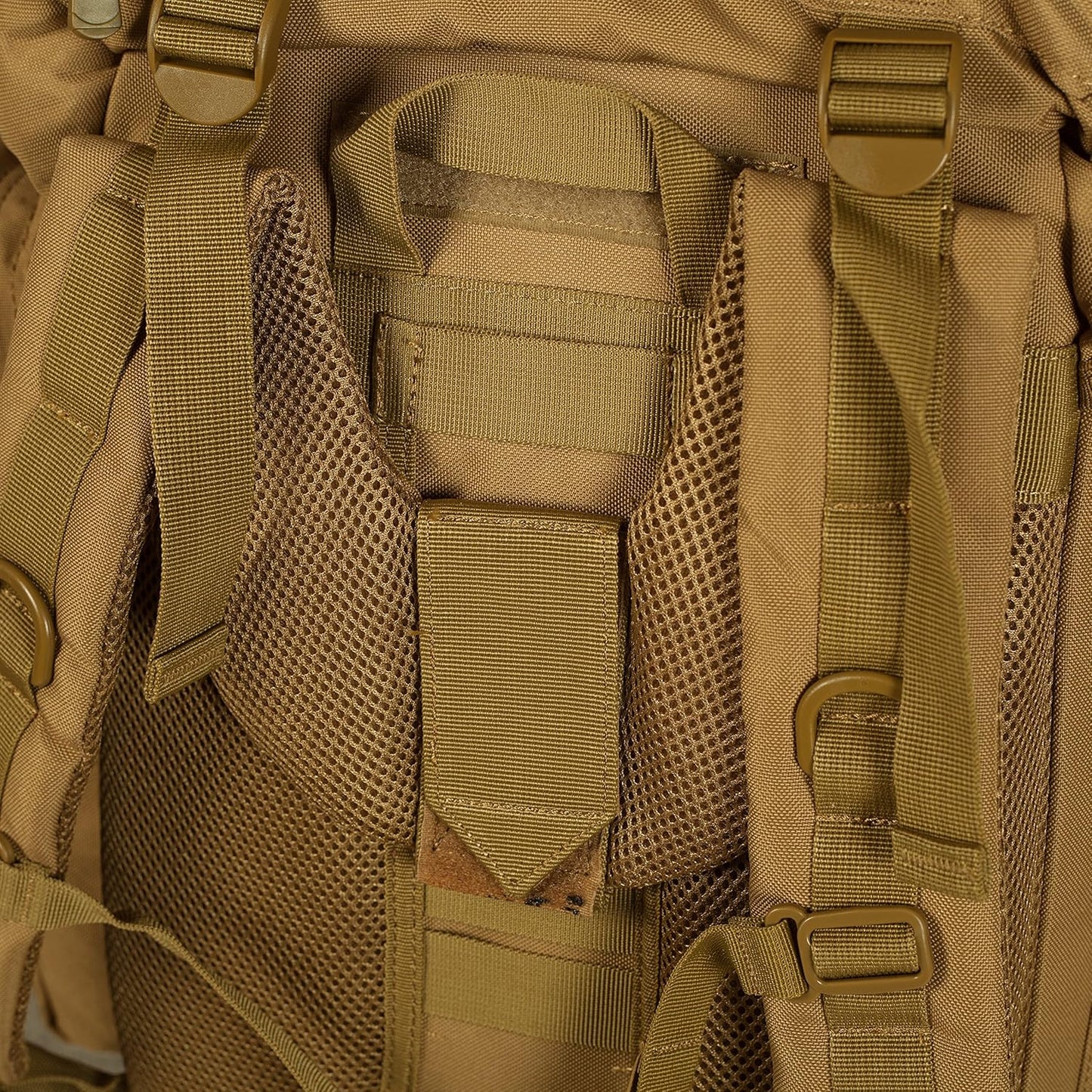 65L Waterproof Internal Frame Backpack with Rain Cover - Seibertron Khaki