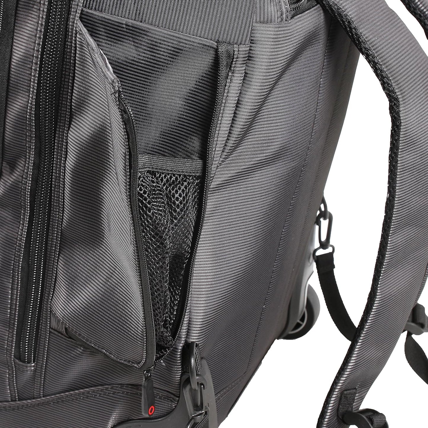 J World New York Bay Business Rolling Backpack