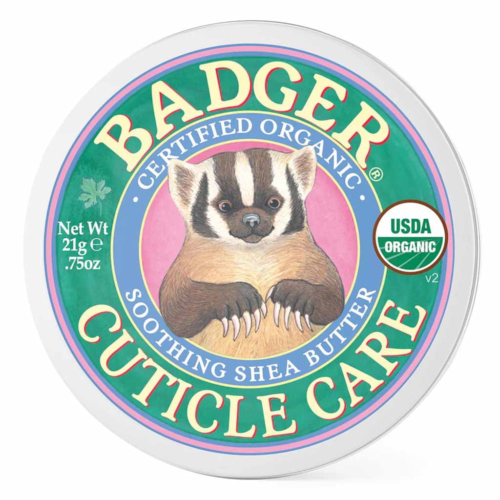 Badger Cuticle Care | Soothing Shea Butter | 0.75 Oz Tin for Healthy Nails