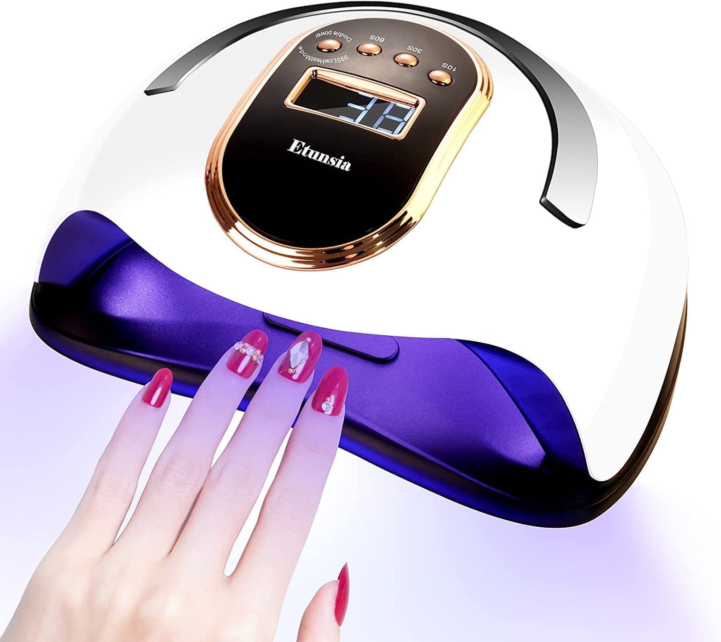 168W Professional UV LED Nail Dryer Lamp | Smart Sensor | Gel Manicure