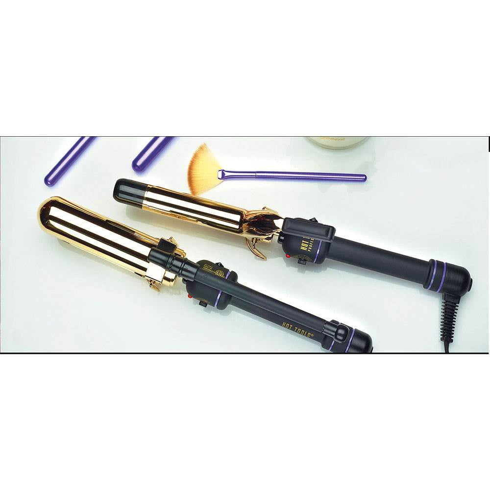 1-Inch Hot Tools Professional Curling Iron | 24K Gold | Variable Heat