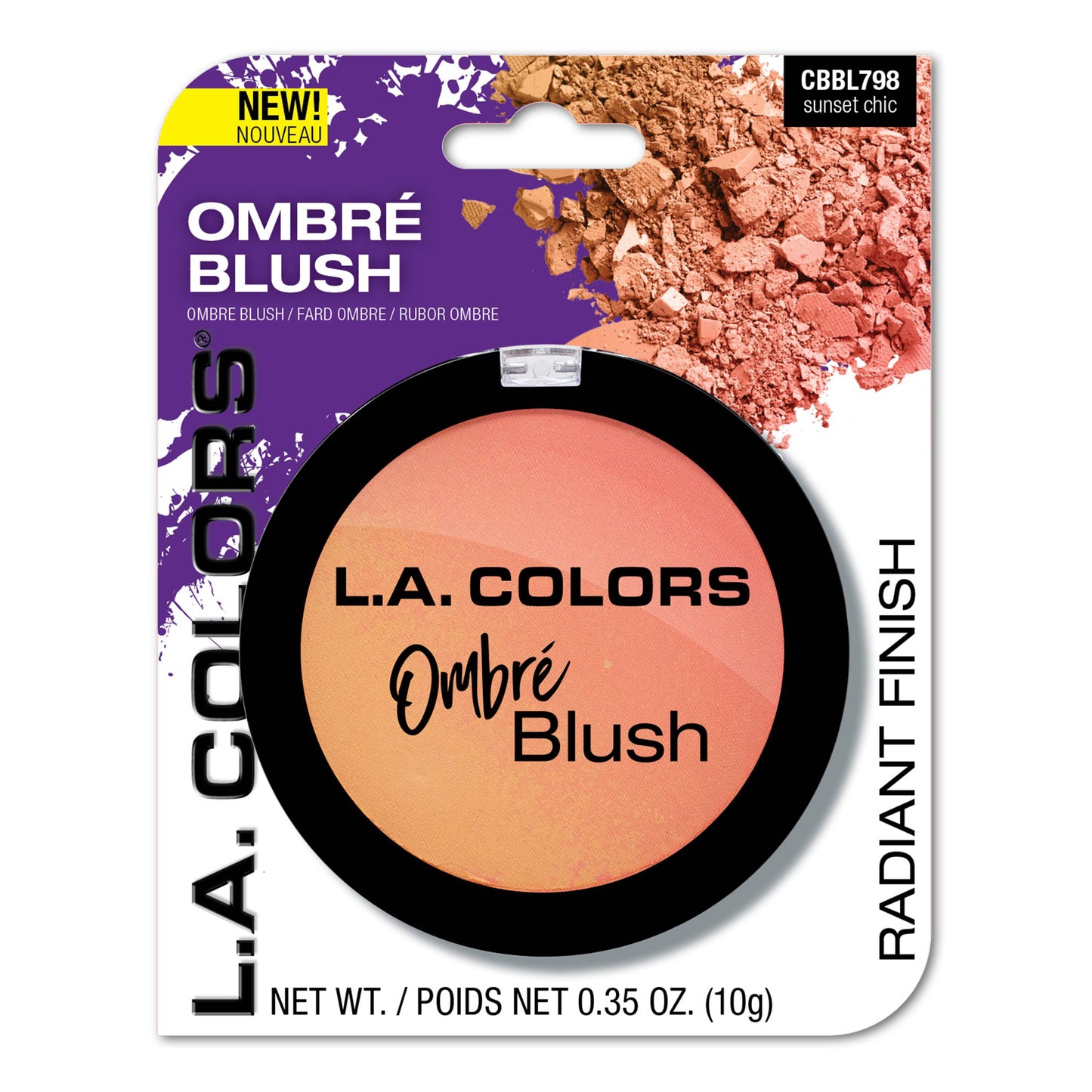 Ombre Radiance Blush | Soft Glowing Powder | Sunset Shade for All Skin Types