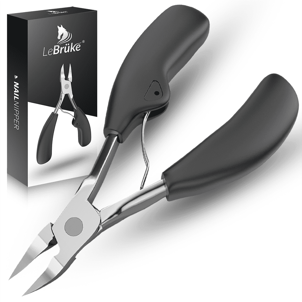 Lebrüke® Toenail Clippers | Podiatrist-Approved | Sharp Nail Nipper for Seniors