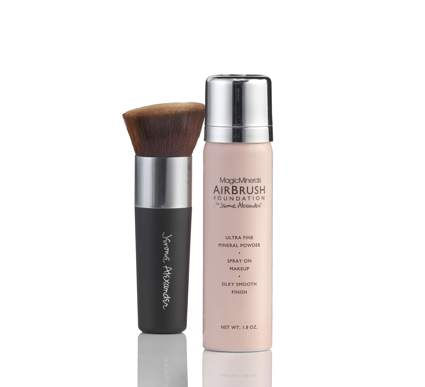 MagicMinerals AirBrush Foundation Set | 2-Piece | Includes Kabuki Brush