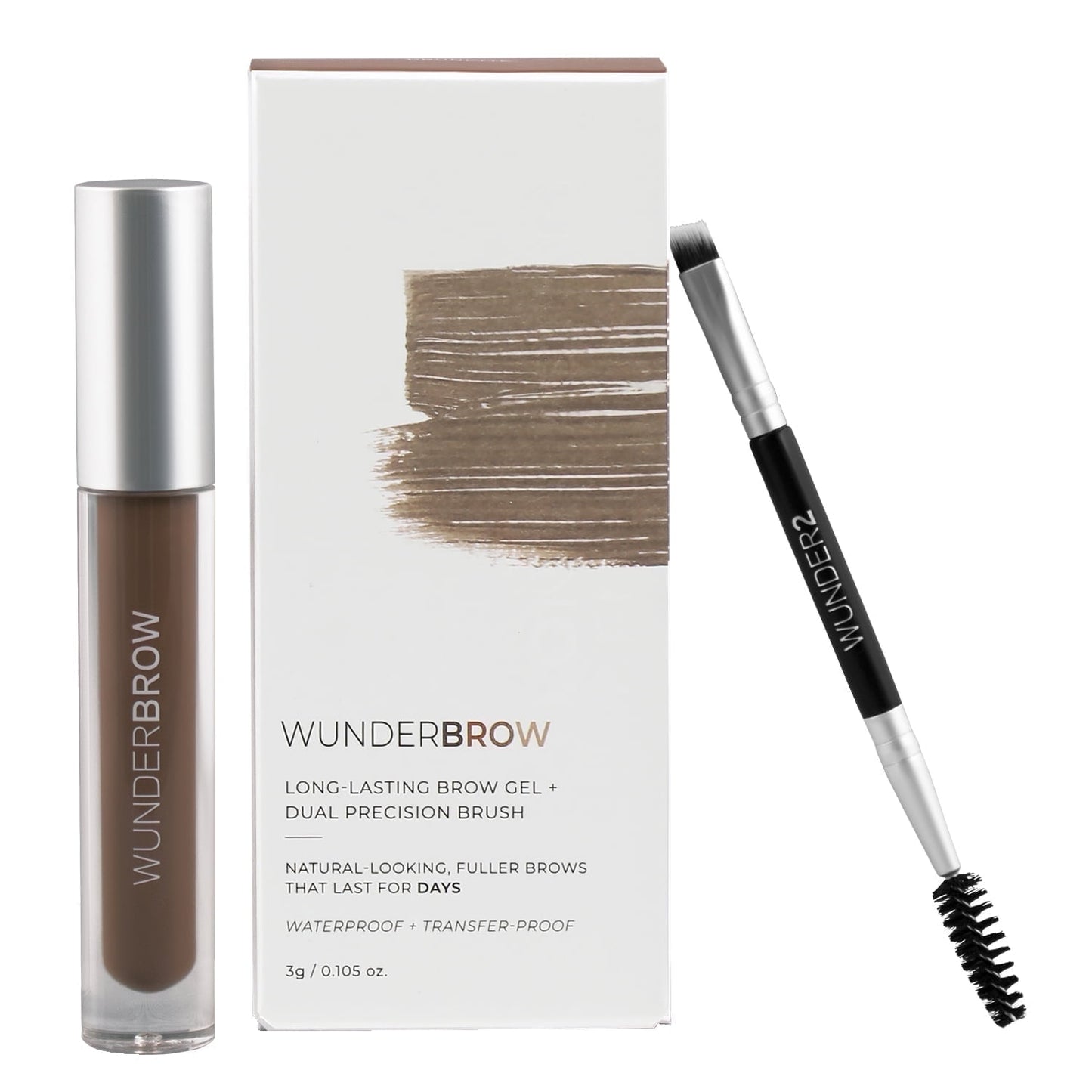 Wunderbrow Waterproof Eyebrow Gel | Long-Lasting | Smudge-Proof Formula