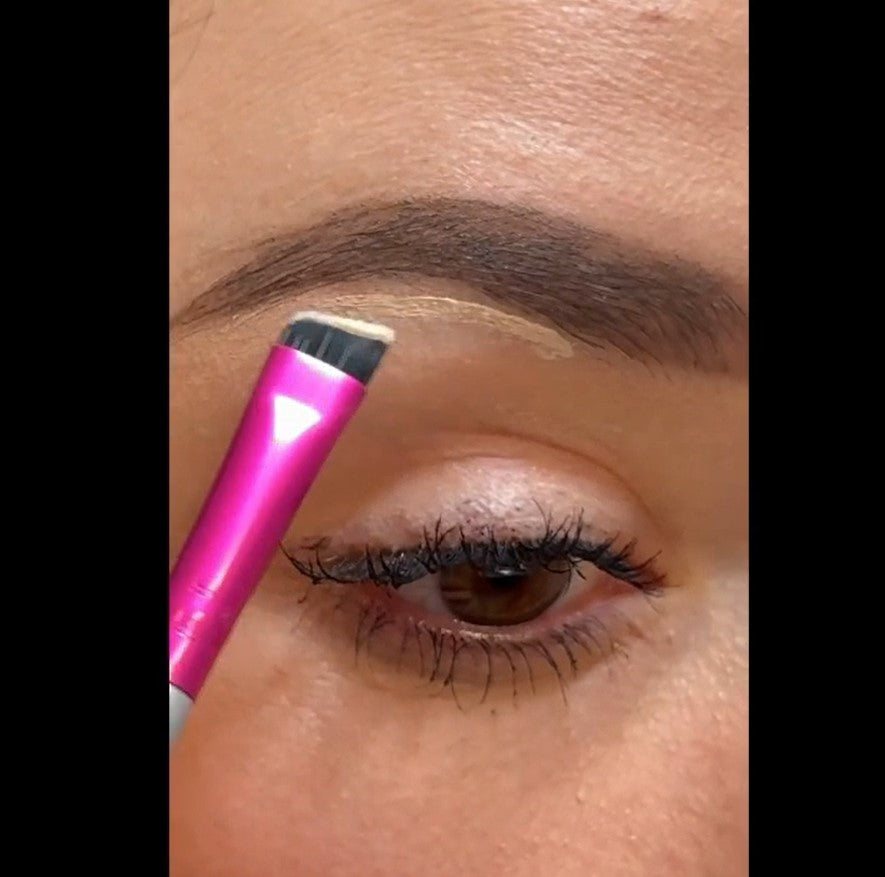 Eyebrow Brush Kit | Thin Angled Makeup Brushes for Defining Arches