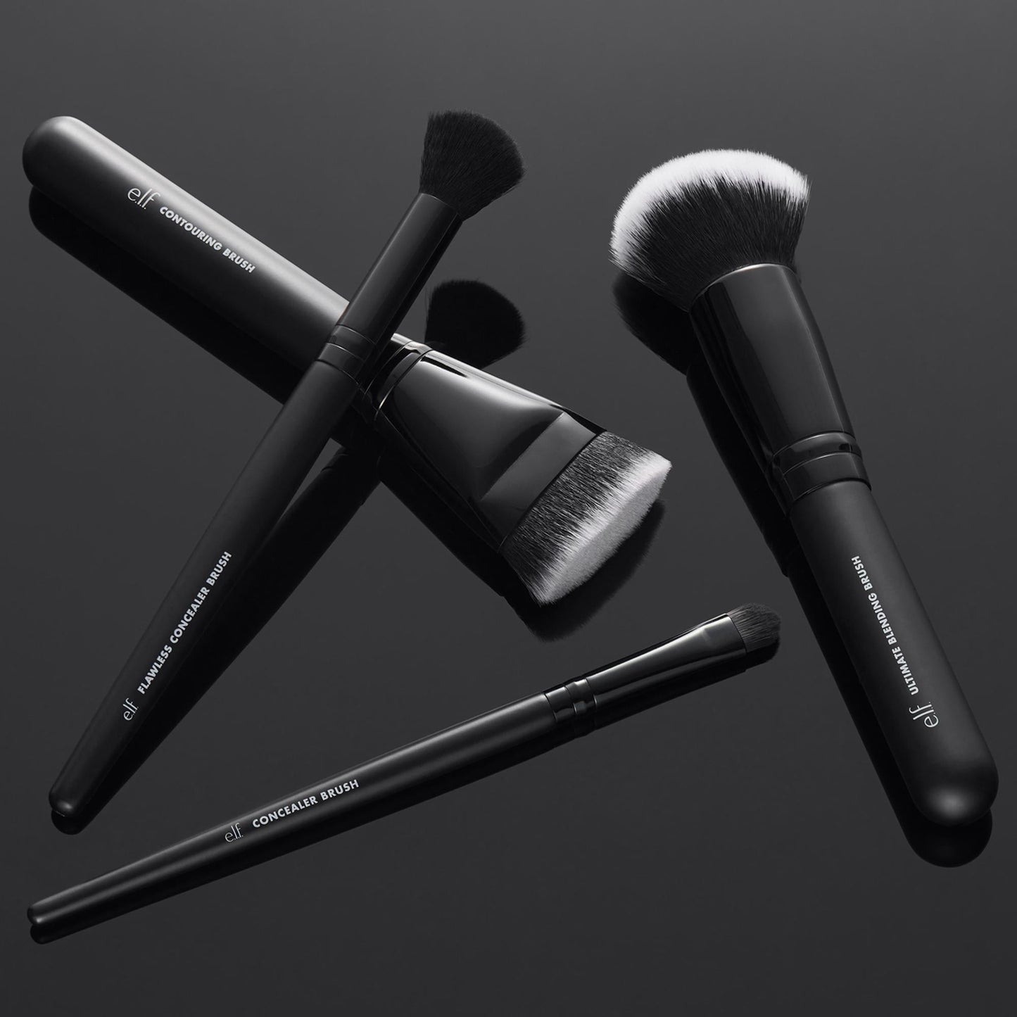 e.l.f. Complexion Perfection Brush Kit | Makeup Brushes for Flawless Skin