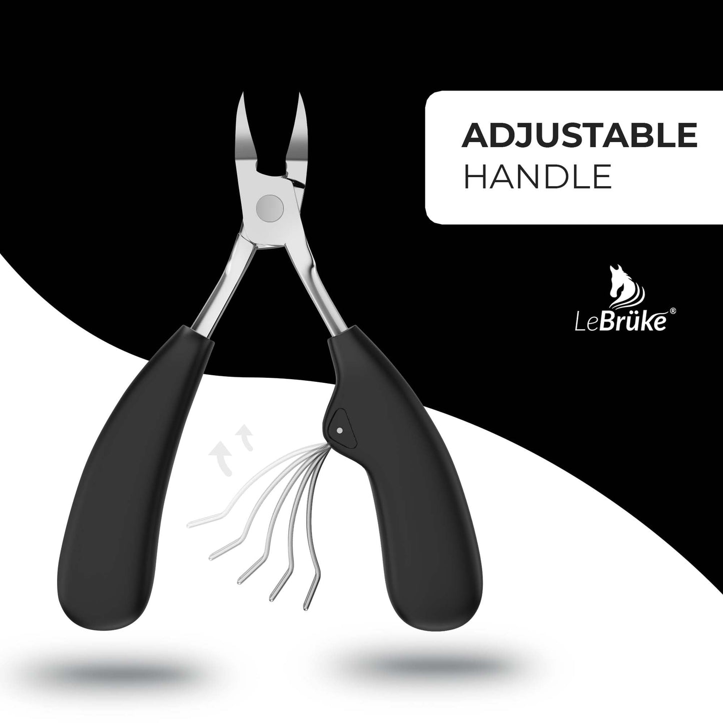 Lebrüke® Toenail Clippers | Podiatrist-Approved | Sharp Nail Nipper for Seniors