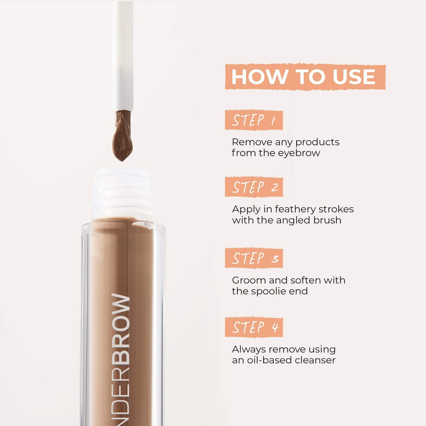Taupe Wunderbrow Eyebrow Gel | Long-Lasting & Waterproof Formula