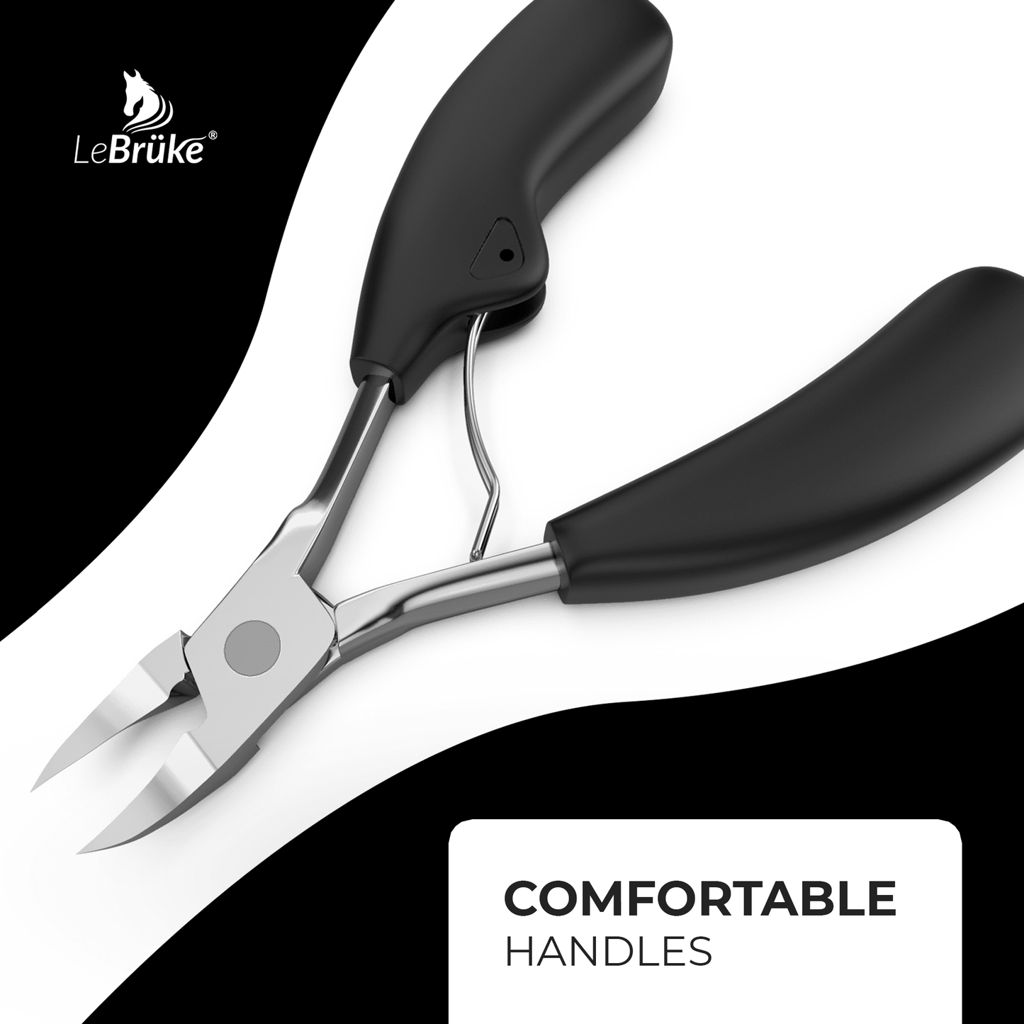 Lebrüke® Toenail Clippers | Podiatrist-Approved | Sharp Nail Nipper for Seniors