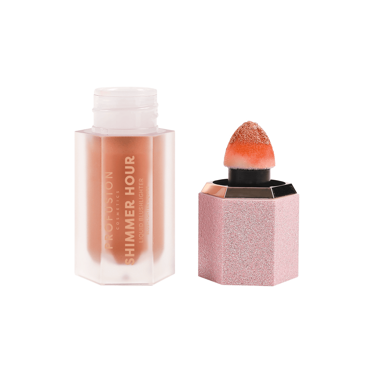 Peach Mimosa Shimmer Liquid Blush | Profusion Cosmetics | Long-Lasting Glow