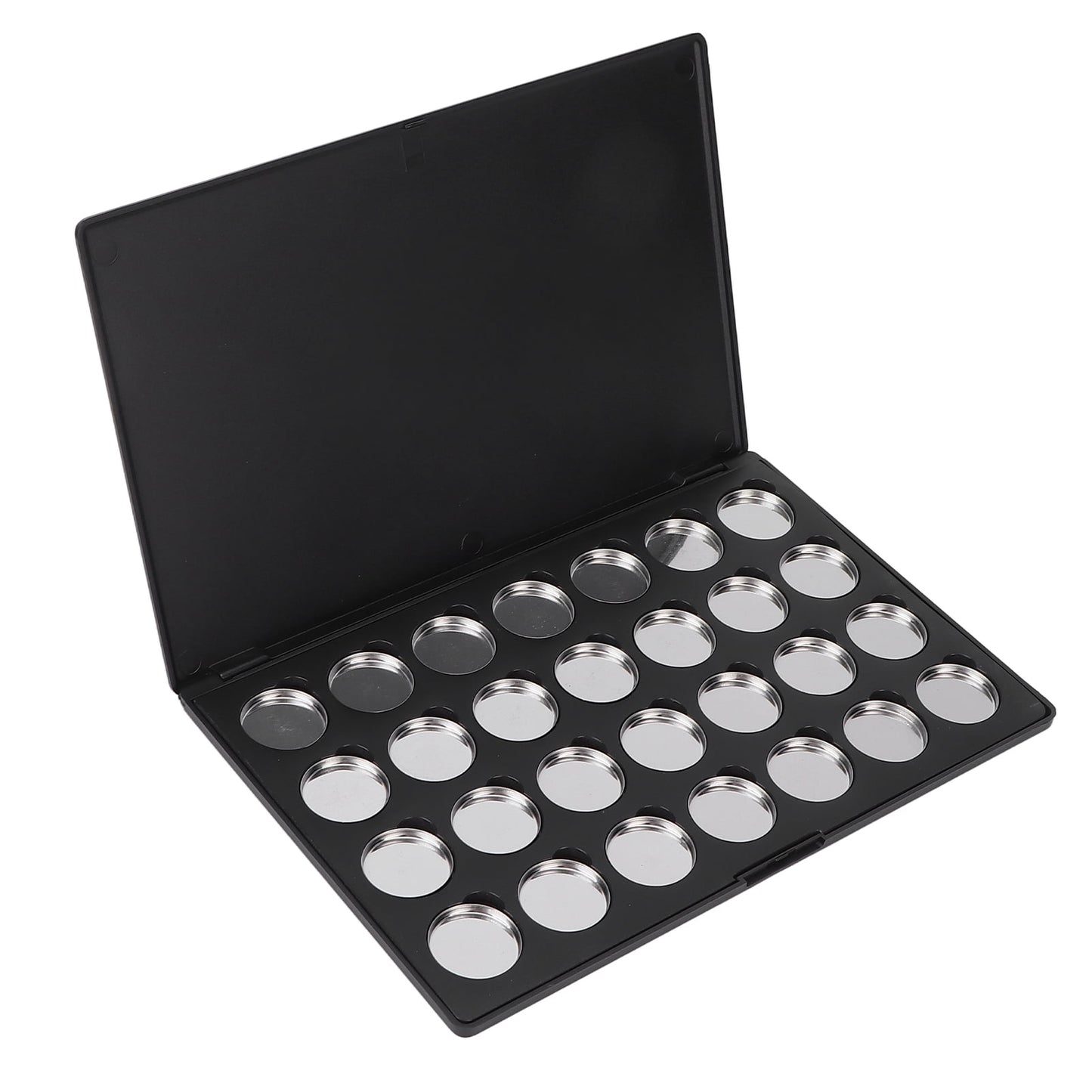 Empty Eyeshadow Palette | Portable DIY Makeup Case with Round Metal Pan