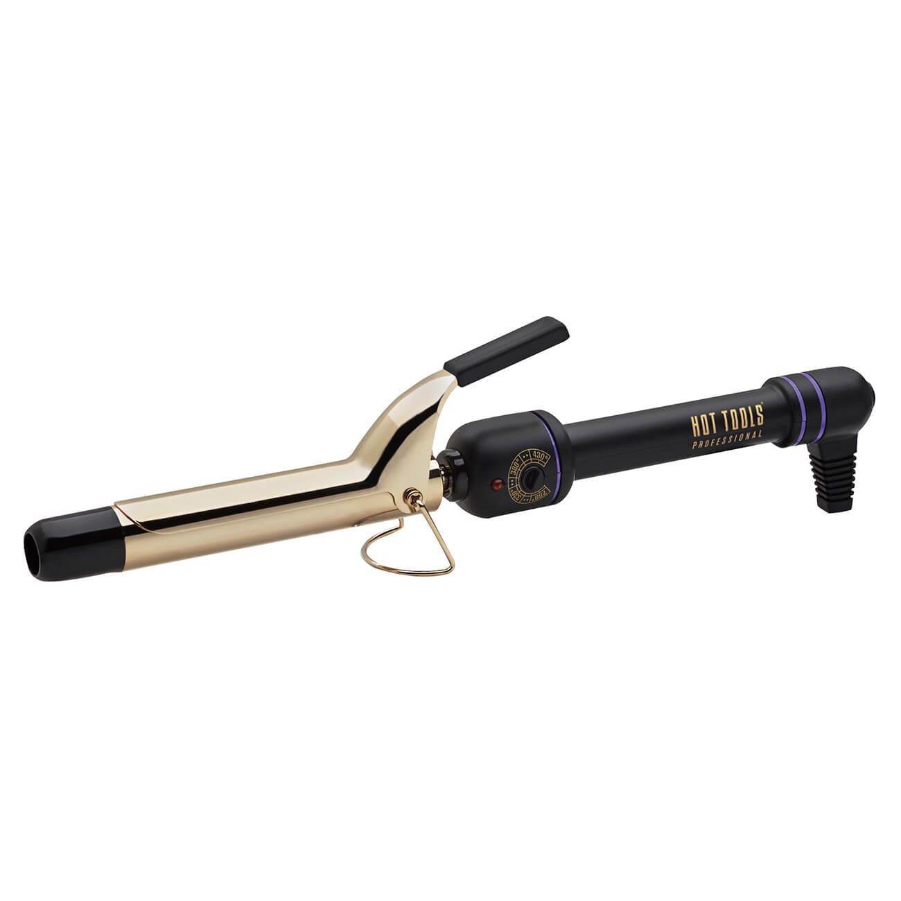 1-Inch Hot Tools Professional Curling Iron | 24K Gold | Variable Heat