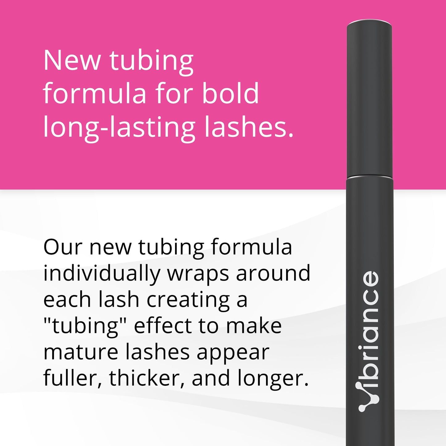 Vibriance Volumizing Tubing Mascara | Hypoallergenic & Moisturizing | Soft Black for 50+