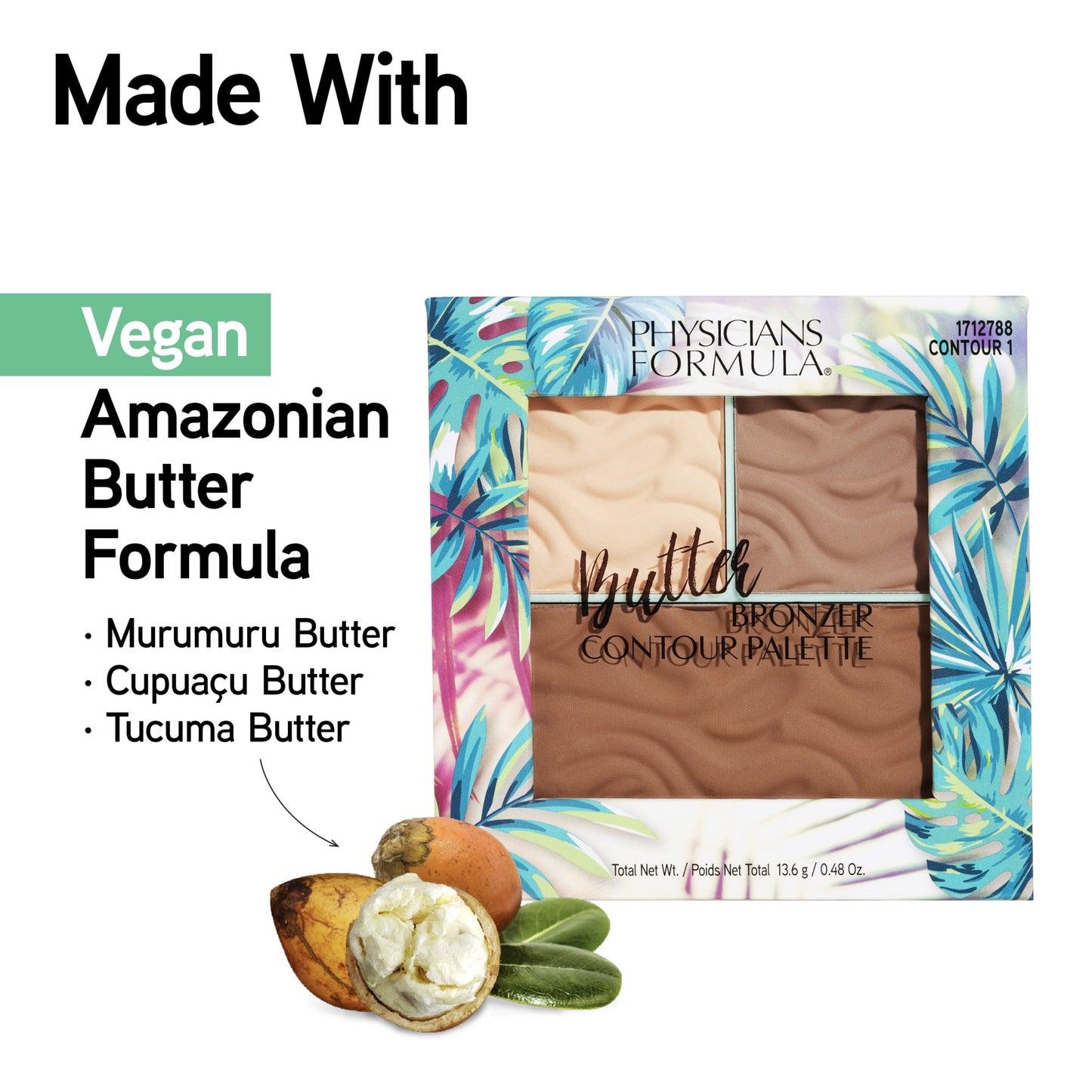 Physicians Formula Butter Bronzer Contour Palette | Light to Medium | 1 Count