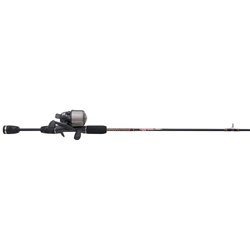 Ugly Stik GX2 Youth Spincast Reel and 5'6" Fishing Rod Combo, Red/Gold, 2-Piece, Graphite and Fiberglass Rod with Ugly Stik Clear Tip Design