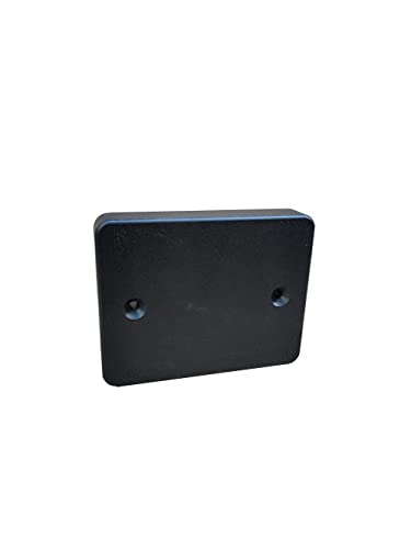 Marine Transducer Mounting Plate Kit with Spray Shield - Black + Transducer Cover