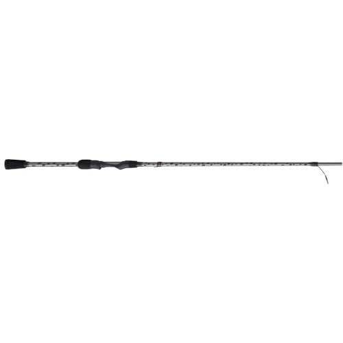 Abu Garcia 7' Vengeance Spinning Fishing Rod, 1-Piece Rod, Medium Rod Power, Fast Action, Custom Ergonomic Reel Seat, Comfortable EVA Handle, 24-Ton Graphite Blank
