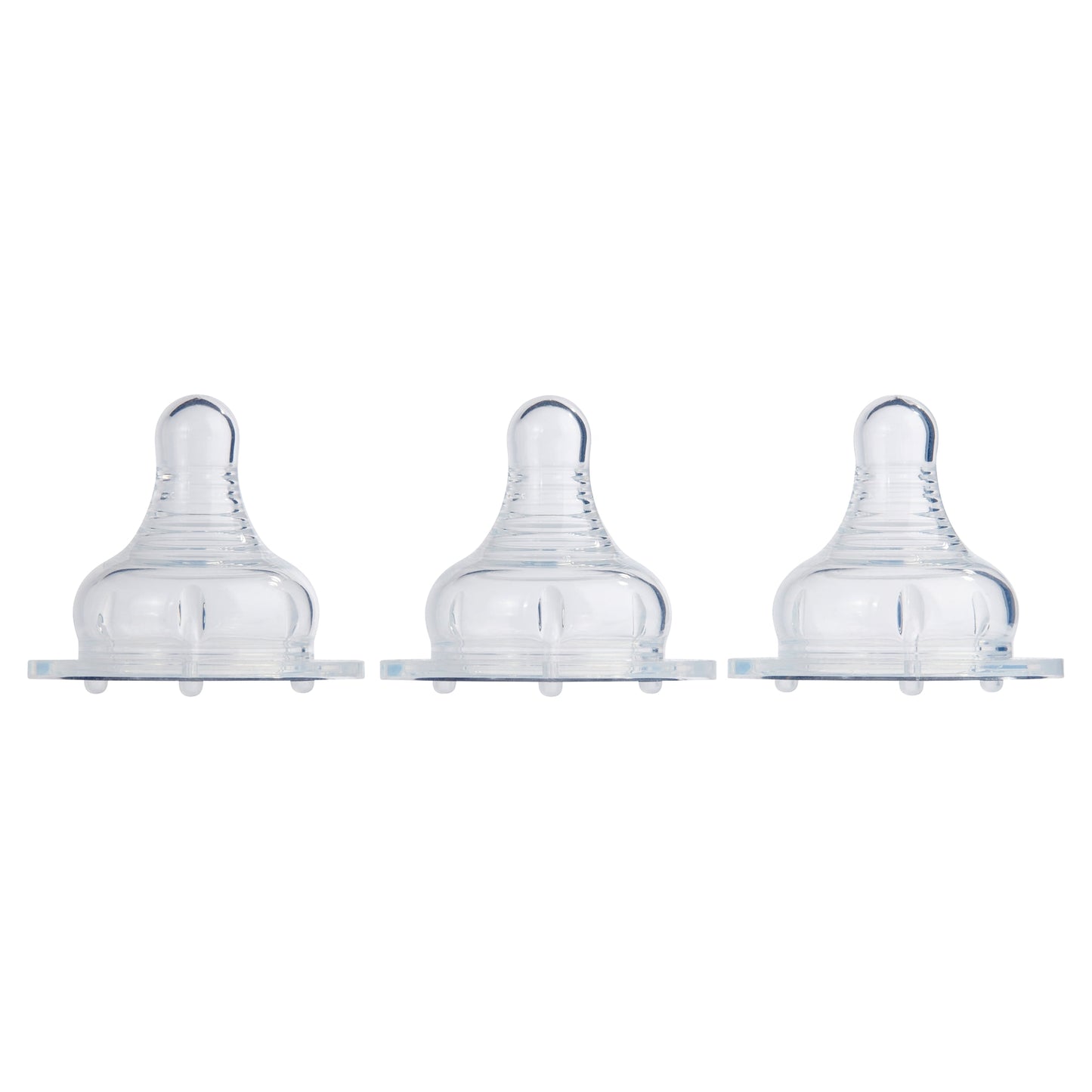 Parent's Choice Wide Neck Silicone Nipples | 6+ Months | 3-Pack