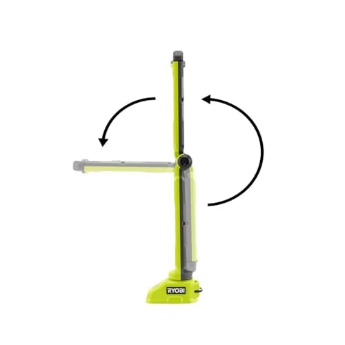 RYOBI 18V ONE+ LED Workbench Shop Light 18 Volt Flashlight, Green