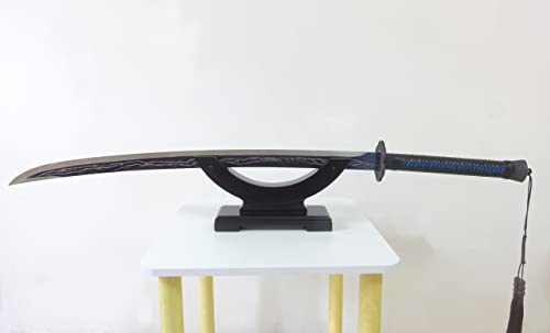 Sword Stand Display Katana Samurai Bend - Wooden Holder for Collectible Swords