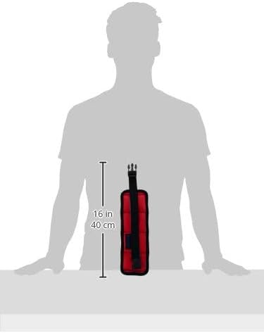 Adjustable Kiefer Ankle/Wrist Weights for Strength Training - 5 lbs Each