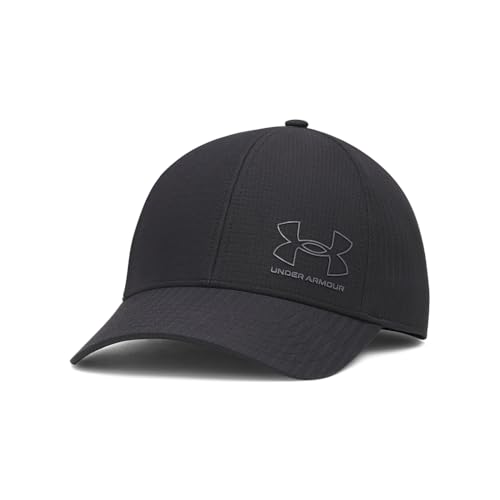 Under Armour Iso-Chill ArmourVent Stretch Fit Hat Small-Medium Black Castlerock