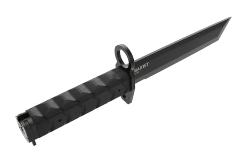 SOG BAR15T Tanto Bayonet Professional Knife for Tactical & Survival Enthusiasts | 7-inch Tanto-Shaped AUS-8 Steel Blade