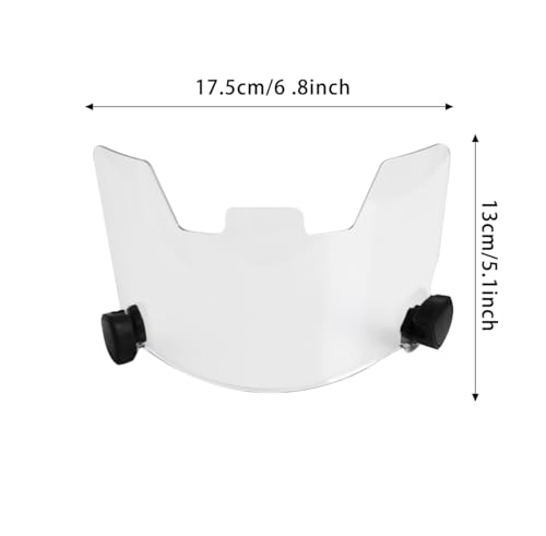 Football Visor Helmet Clear Visor Scratch Resistant UV Block Anti-Fog Fits Youth & Adult