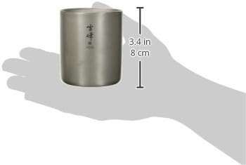 Snow Peak Seppou Stacking Mug H200 Titanium One Size