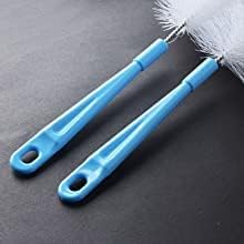 ALINK 8-Pack Bottle Cleaning Brush Set - Long Handle Bottle Cleaner for Washing Narrow Wine/Beer Bottle, Thermos, Hummingbird Feeder, Sport Well, Plus Kettle/Straw Brush