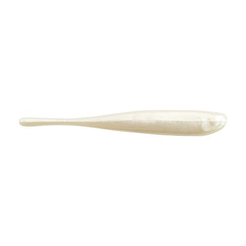 Fishing Baits - PowerBait Twitchtail Minnow, Pearl White, 3in Soft Plastic Lure