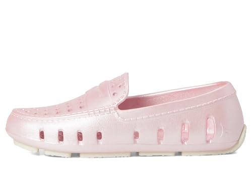 Floafers Kids Prodigy Driver Metallic Toddler Shoes - Pink Metallic/Cream - Little Kid