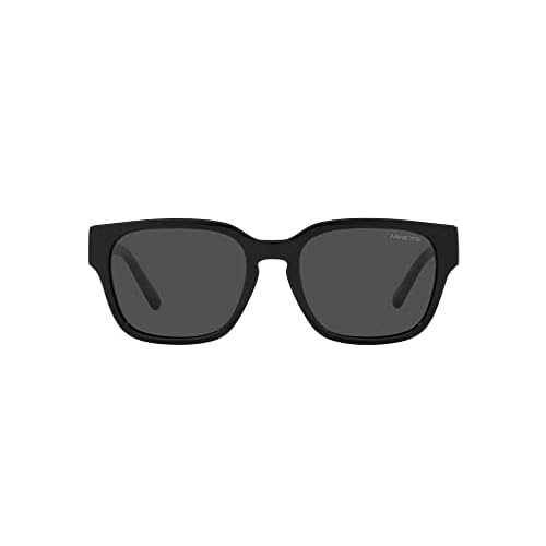ARNETTE AN4294 Type Z Square Sunglasses, Black/Dark Grey, 54 mm