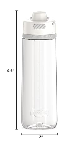 24 Ounce Hydration Bottle with Leak-Proof Spout - Sleet White - Thermos Alta Series