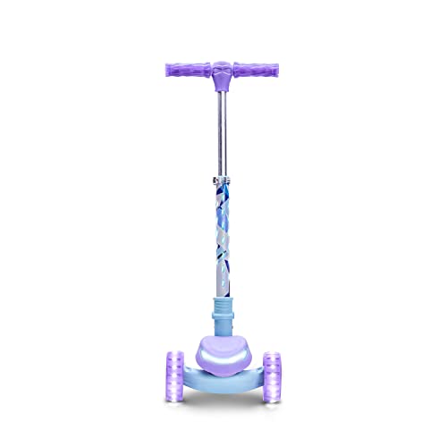 Jetson Character Kids Kick Scooter, LED Lights on Stem & Light-Up Wheels, Lightweight Frame, Height-Adjustable Handlebar, Lean-to-Steer System, Easy-Fold Mechanism