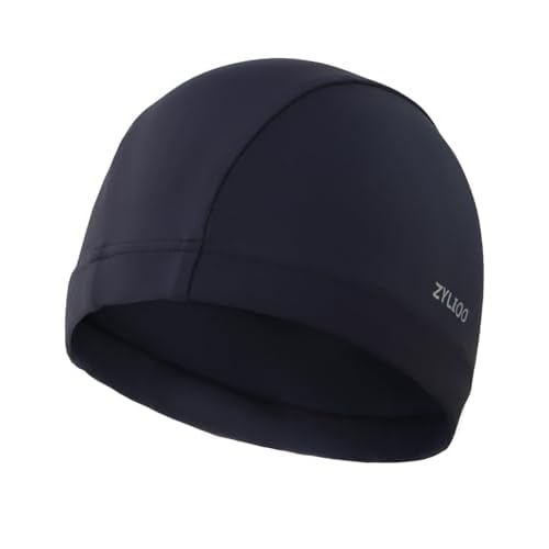 Zylioo Oversize XXL Cloth Swim Cap,Large Fabric Swimmer Caps for Big Heads,Breathable High Elasticity Swimming Cap