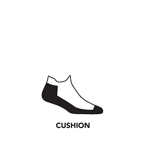 Darn Tough Men's Element No Show Tab Lightweight Running Socks - Large White