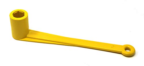 Emergency Boat Propeller Wrench 1-1/16" with 9/16" Drain Plug Socket - Yellow