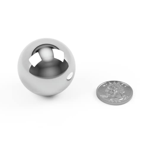Large 1.5-Inch Paracord Monkey Fist Tactical Steel Ball Bearing Cores - 5 Pack