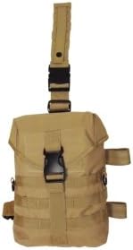 VooDoo Tactical 15-8179001000 Drop Leg Gas Mask Hip Platform, Black