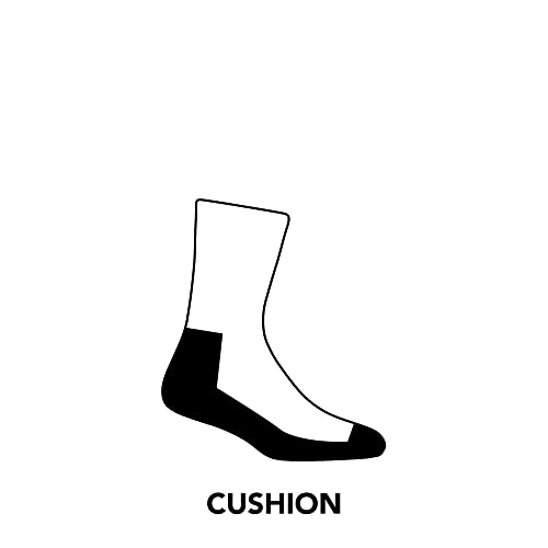 Men's Micro Crew Lightweight Cushioned Socks Large White - Darn Tough