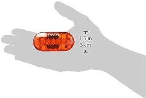 CATEYE Omni 5 Bike Safety Light – IPX4 Waterproof 5 LED Safety Light with 360° Visibility, Multiple Flashing Modes, AAA Battery, 200+ Hour Runtime, Fits Road, Urban, MTB & Kids Bikes