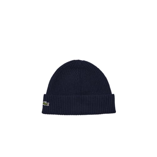 Lacoste Womens Ribbed Cashmere Beanie