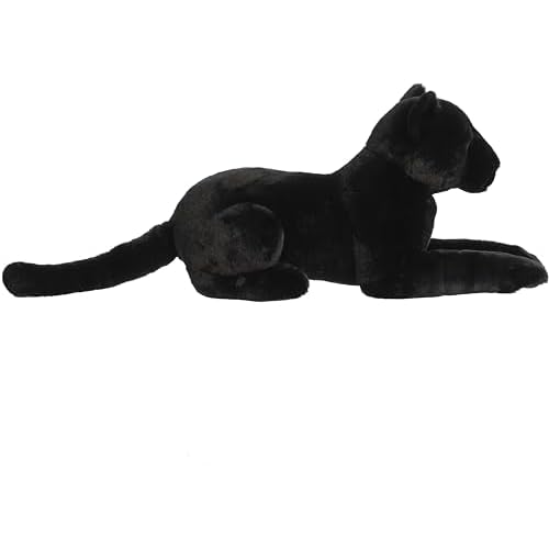 Aurora¢ç Adorable Super Flopsie¢â Black Panther Stuffed Animal - Playful Ease - Timeless Companions - Black 25 Inches