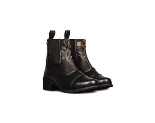 Ovation Women's Lightweight Equestrian Ankle Boots - Size 6.5 Black